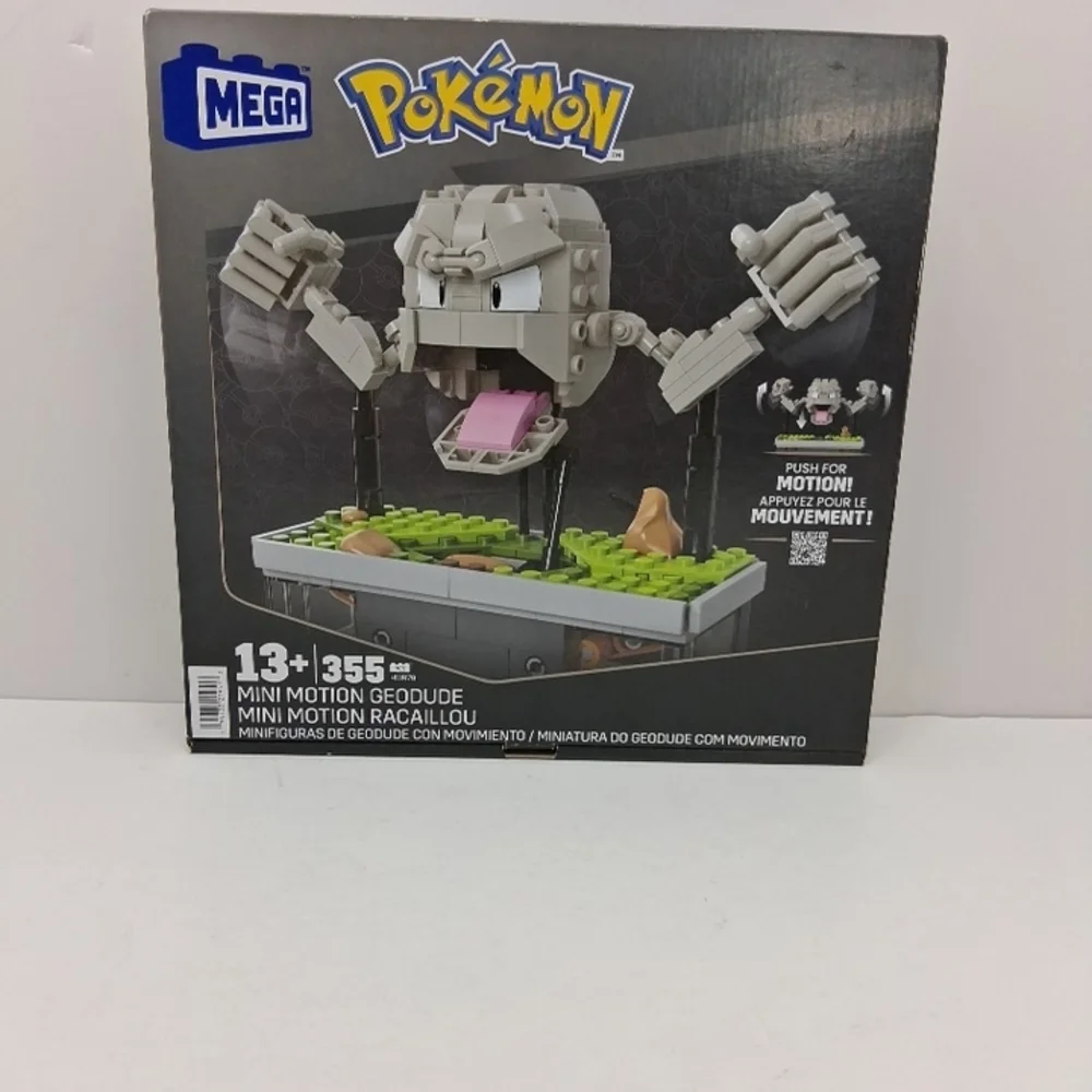 Pokémon Mini Motion Geodude Building Set - Gray and‎ Green